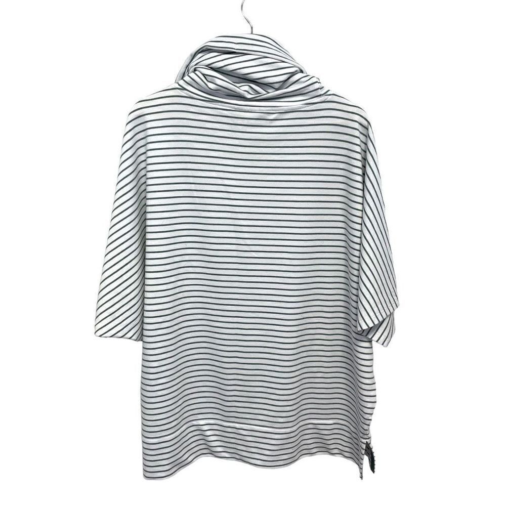 Funnel Neck Striped Top - Picture 5 of 7